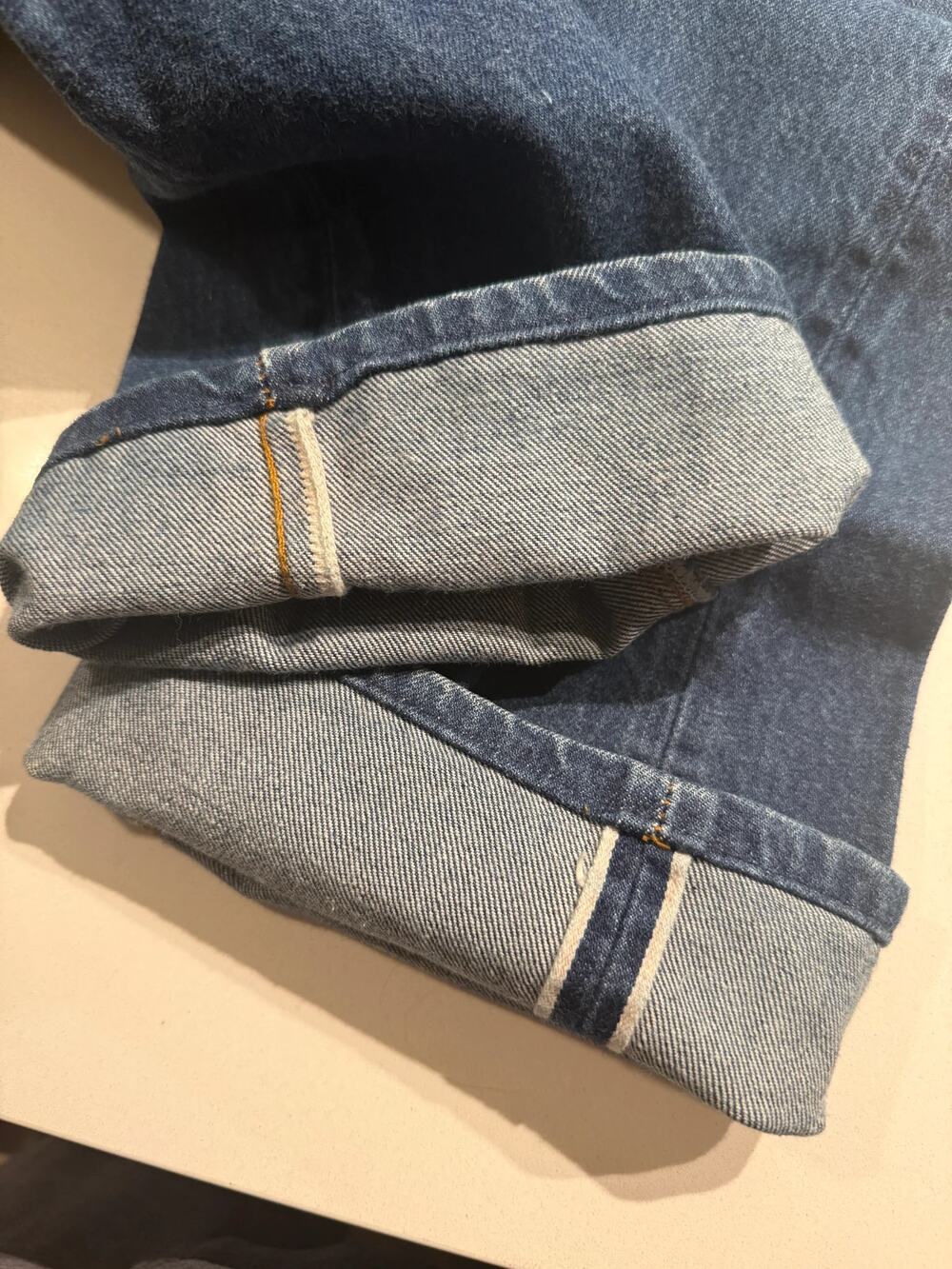 VTG RARE 80's Levi’s 501 Denim Jeans Redline selvedge Size 34 - Picture 8 of 10